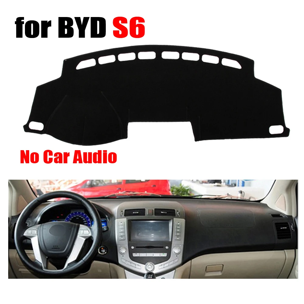 FUWAYDA Car dashboard covers mat for BYD S6 Low configuration all the years Left hand drive dashmat pad dash cover auto | Автомобили и