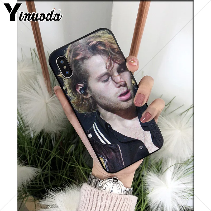 Yinuoda 5SOS Luke Hemmings TPU мягкие Аксессуары для телефонов сотовый Чехол для телефона для iPhone X XS MAX 6 6s 7 7plus 8 8Plus 5 5S SE XR