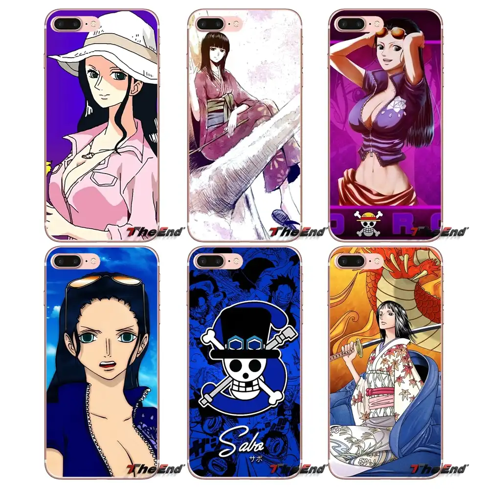 Transparent Tpu Cover Nico Robin One Piece For Sony Xperia Z Z1 Z2 Z3 Z5 Compact M2 M4 M5 T3 Xa Aqua Lg G4 G5 G3 G2 Mini Capa Half Wrapped Cases