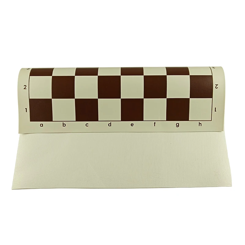 Yernea высококачественный набор шахматной доски 43*43 см ПВХ шахматная игра аксессуары портативная мягкая шахматная доска стандартная шахматная доска