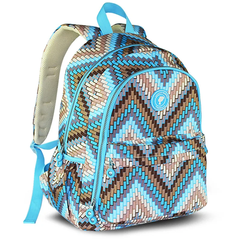 Waterproof baby diaper backpack lightweight Diaper Bags colorful mother