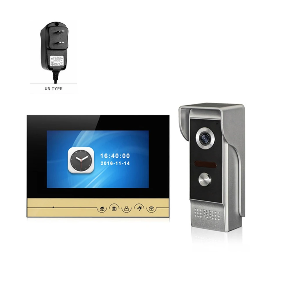 

V70Rm/M4 Color Video Door Phone Video Intercom Doorbell IR Night Vision Camera Support TF Card for Home Apartment