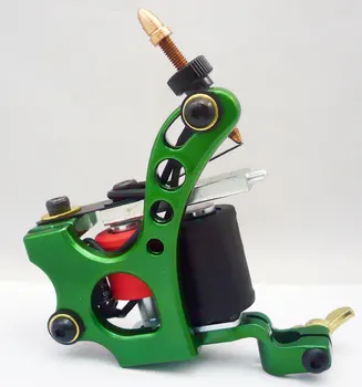 

10Pcs/lot Pro Casting Iron Tattoo Machine 10 Wraps coil stainless steel Tattoos Body Art Gun Coil Machine LPC-ITM-7042-6F