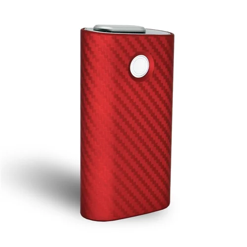 Черный, красный, серебристый чехол для GLO E сигарета защитный чехол - Цвет: Красный