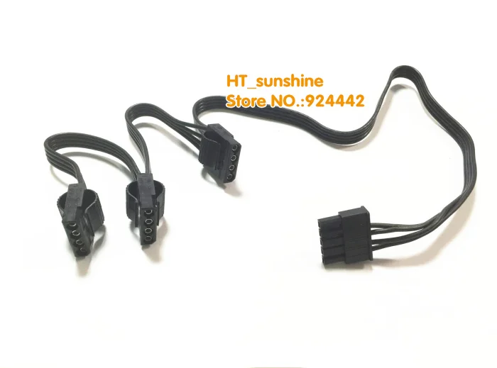PCI-E 5-контактный штекер от 1 до 3 * IDE molex 4-контактный разветвитель питания