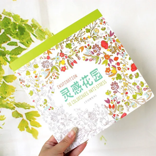 Inspiration Form Secret Garden Coloring Books For Adults Children Relieve Stress Painting Drawing Art Colouring