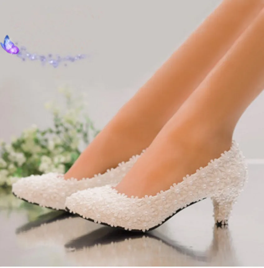 bridal shoes 2 inch heel