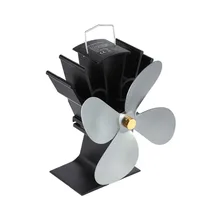 Appliances Thermal Power Fireplace Fan Heat Powered Wood Stove Fan for Wood/Log Burner /Fireplace Eco Friendly Four-leaf Fans