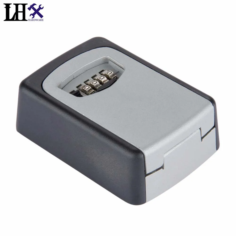 Hardware Key Storage Organizer Boxes 4 Digit Wall Mounted Combination