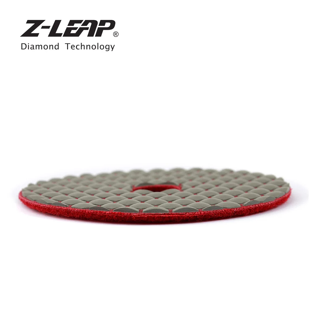 Z LEAP 4 дюймовые диски для сухой полировки алмазные гранита 100 мм гибкий полимерный