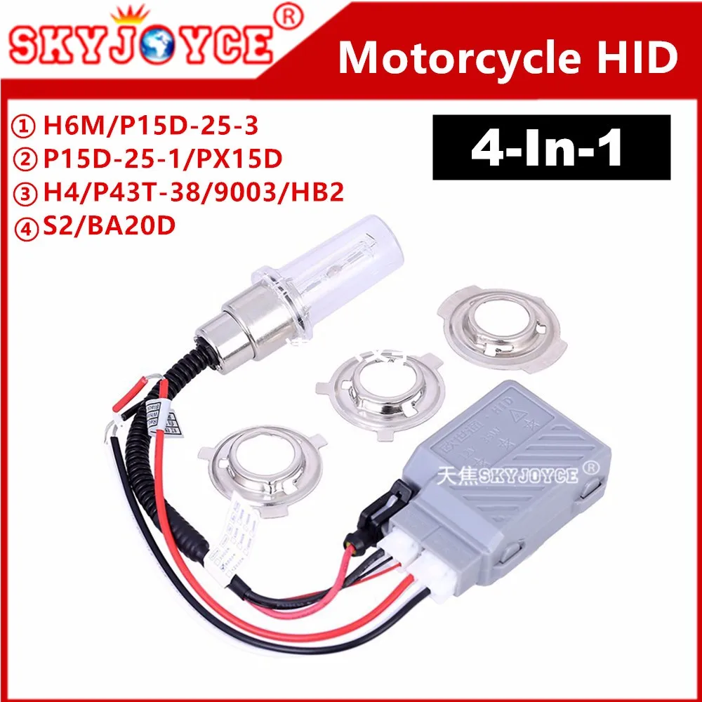 DC12V H6 hid xenon headlight BA20D Scooter headlight H4 motorcycle H6 bixenon brighter than H6M led 4300K 5000K 6000K 8000K (7)