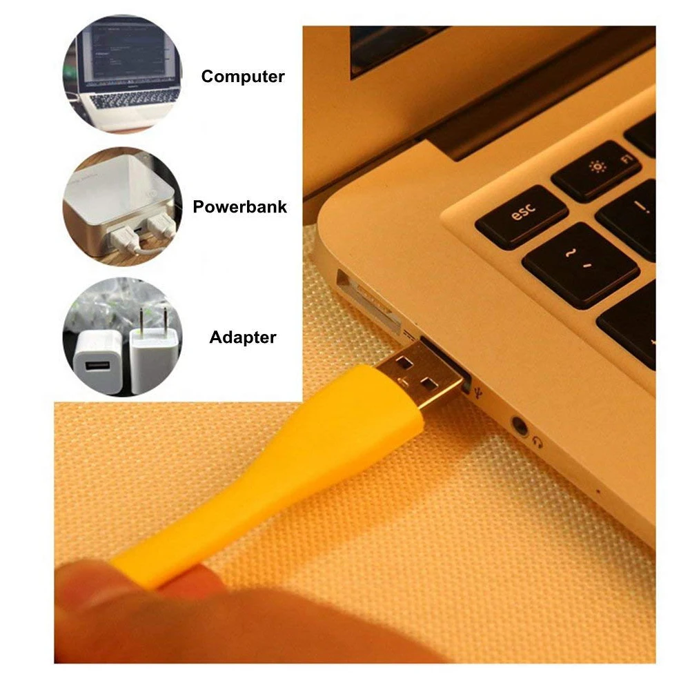 6 Mini USB LED Night Light for PC Mobile Power Computer Baby Kids Children Room Lamps Flexible Mini USB Lamp for Laptop Keyboard