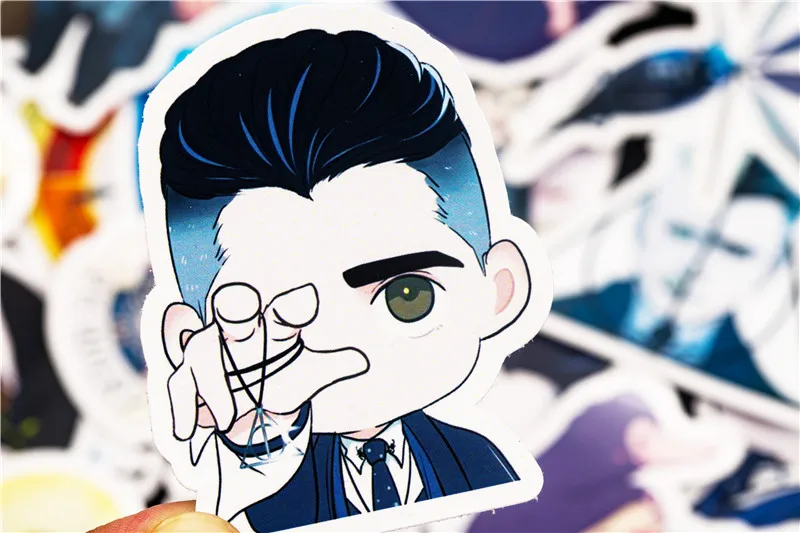 30PCS Pack Fantastic Beasts Stickers Set Funny Stickers For Kids Luggage Skateboard Laptop Cartoon Anime Stickers For Children (6)