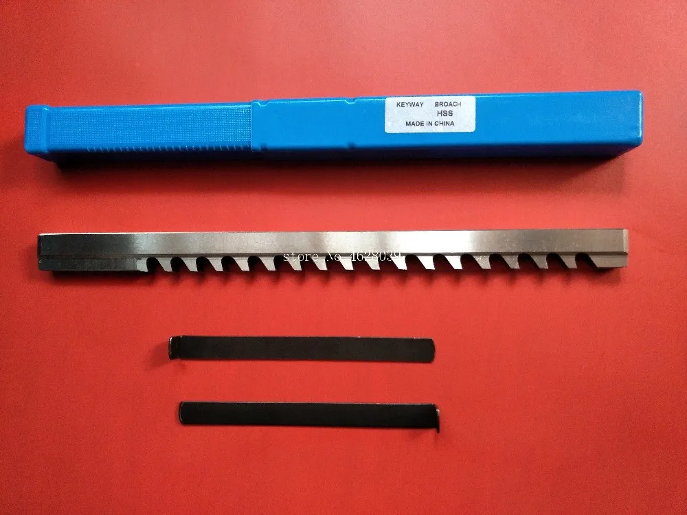

3/8 Keyway Broach D Push-Type Inch Size HSS High Speed Steel Broach Cutting CNC Machine Tool