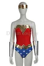 2016 custom Wonder Woman Costume Cosplay Costume Justice League Diana Prince superhero clothes sexy Halloween Costumes for Women