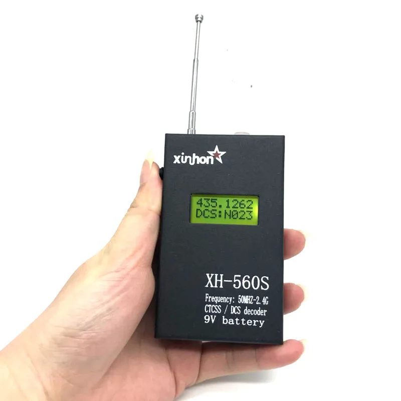 XH-560S измеритель частоты металлический чехол с CTCSS/DCS Decorder XH560S счетчик частоты тестер для двухсторонней рации