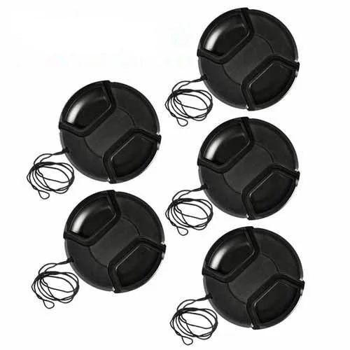 

30pcs/lot 37mm 39mm 40.5mm 43mm 46mm center pinch Snap-on cap cover for camera Lens without logo