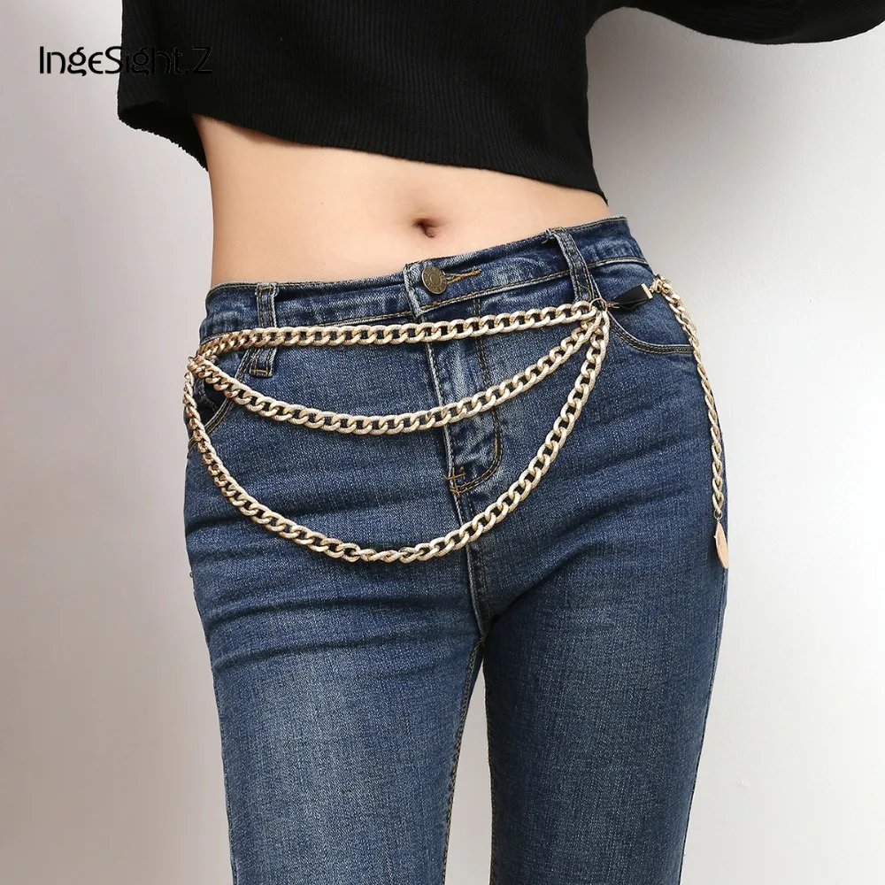 

IngeSight.Z Vintage Multi Layered Harness Belly Waist Chain Statement Coin Pendant Tassel Body Chain for Women Body Jewelry Gift