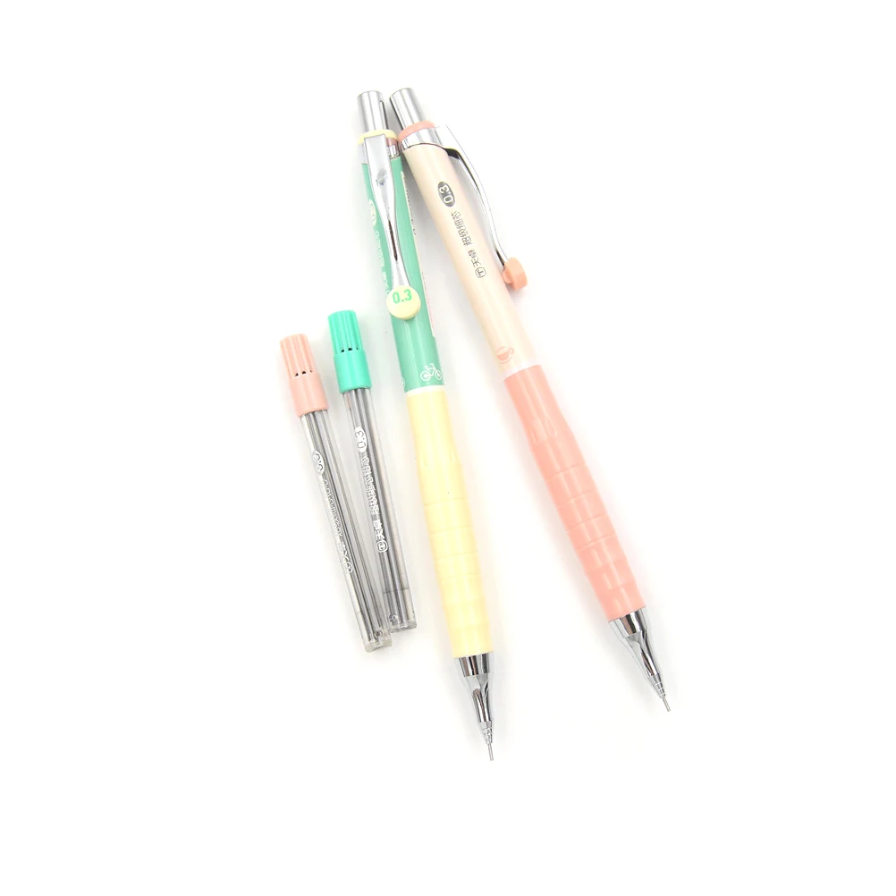 0.3mm Cute Colorful Plastic Mechanical Pencil Simple Fresh Automatic