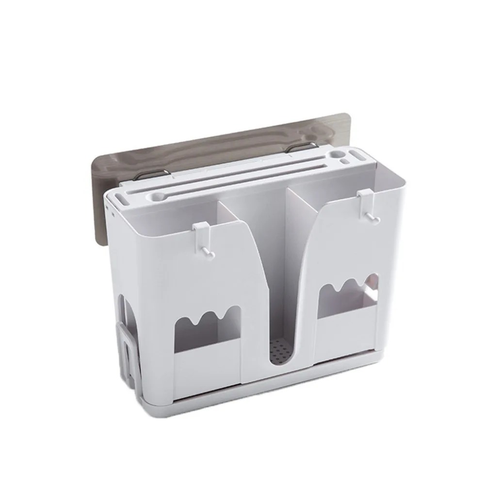 

Kitchen Drying Holder Tray Wall Mounted Spoon Fork Chopsticks Cutlery Kitchen Utensils Draining Storage Rack Organizer **B