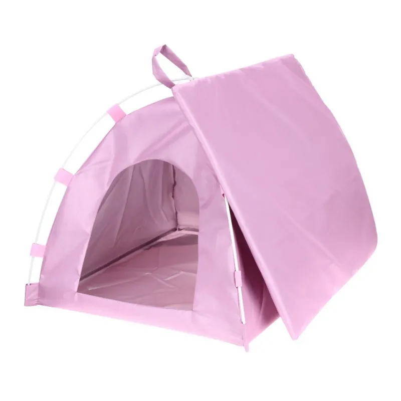 

Outdoor Portable Tent House Dog Cat Playing Bed Mat Portable Folding Kennel Bed for Universal Dogs Waterproof Travel Oxford Pets