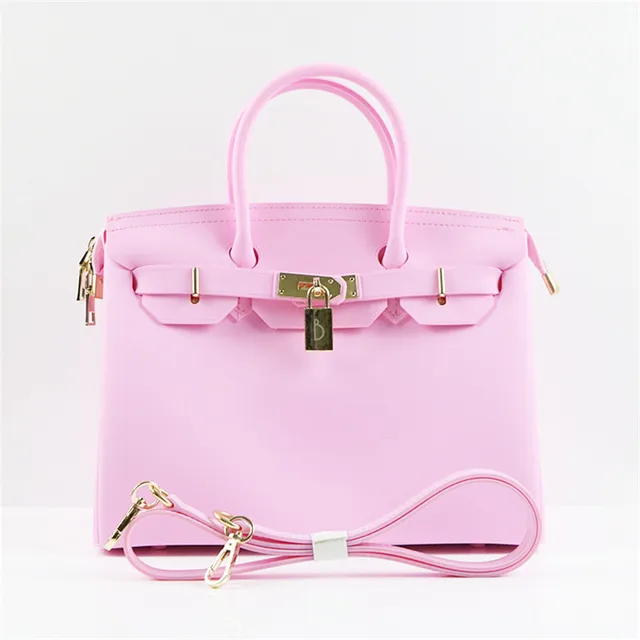 Jellyooy Matte With Zipper 30cm Large Size Handbags Women Bags S Jellyooy Matte With Zipper 30cm Large Size Handbags Women Bags S Plastic Pvc Jelly Candy Color