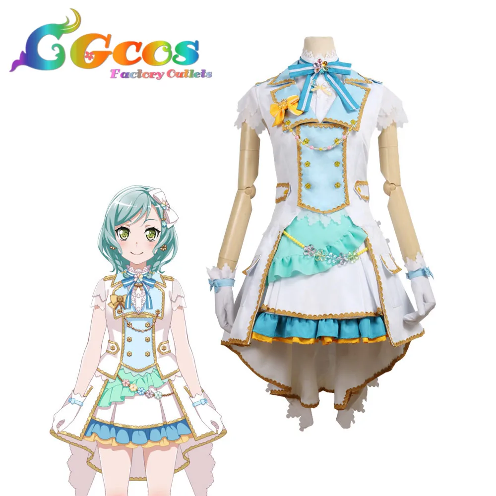 

CGCOS Coplay Cosplay Costume BanG Dream Pastel*Palettes 2nd Single Hikawa Hina Anime Dress Suits Custom Clothes Uniform