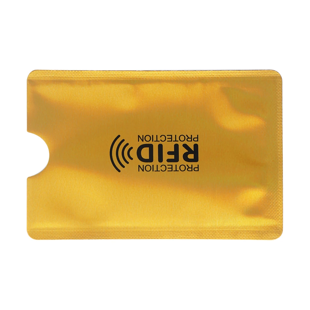 10 шт./лот Блокировка цвета Rfid считывателя держатель карт Алюминиевый футляр для