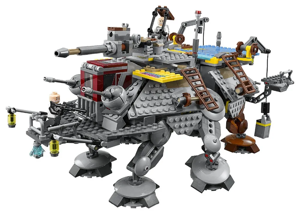 

LEPIN Star Wars Captain Rex's AT-TE Figure Toys Model Building Blocks set Marvel Compatible Legoe