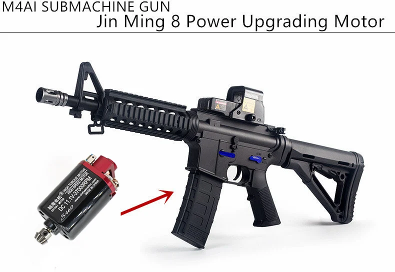 ChiHai Motor modificado PISTOLA DE AGUA, S460 M4AI motor, M4AI j8 Alta Velocidad de alto par D eje motor, 11.1V37000rpm 26/seg ma de tierras raras