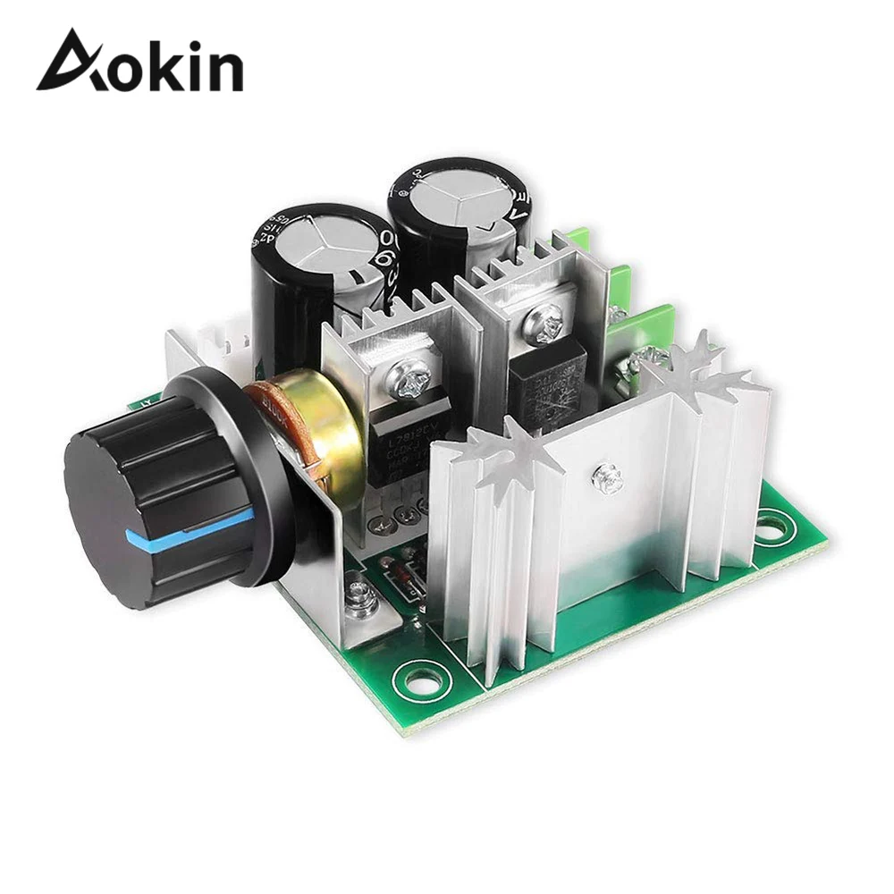 

DC Motor Speed 12V 24V 30V 40V 13KHZ Auto PWM DC Regulator Governor Speed Controller Switch 10A 50V 1000uF