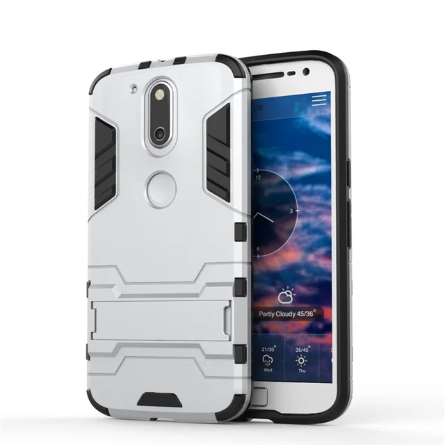 For Cover Motorola Moto G4 Plus Case Tpu & Pc Holder Bumper Hard Back Case For Motorola Moto G4 Cover G 4rd Gen < - Mobile Phone Cases & Covers - AliExpress