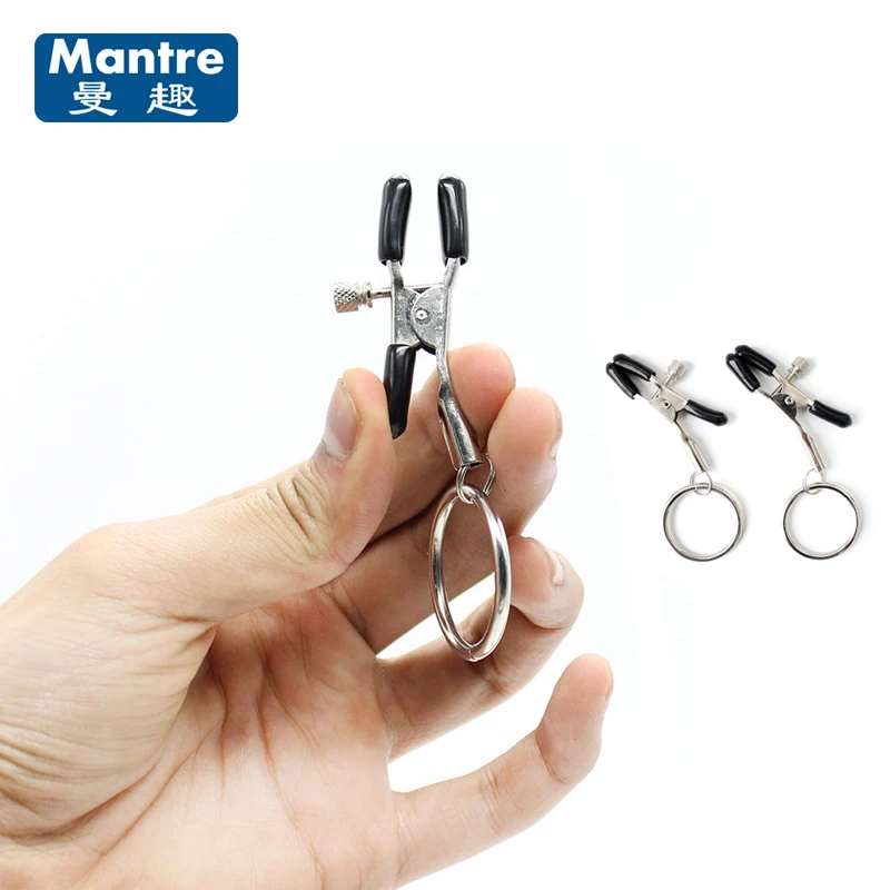 Metal Nipple Clamps with Ring Sex Toys for Women Nipple Stimulate Clip Adult Games Sex Products pinzas penzones