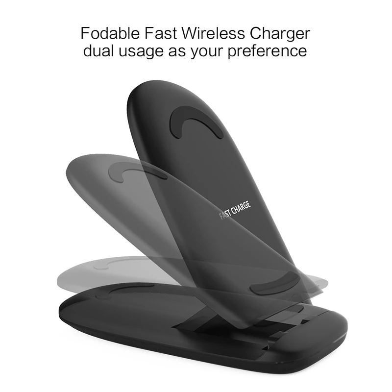 Adjustable QI Wireless Charger 3 Coils Fast Charging For