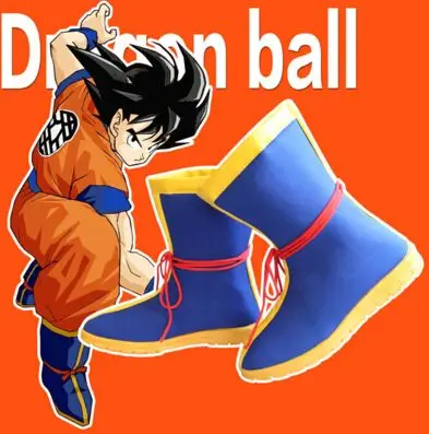 Dragon Ball Z SON GOKU Boots Anime Cosplay Shoes Cos Halloween Party Boots