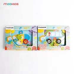Деревянная игрушка-головоломка в форме подходящей детской цветной доски деревянный океан/лесное оборудование комплект игры Монтессори