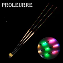 1 Pcs Fishing Float 5 mesh Luminous Fishing Big size Night Vision Colorful Fish Electronic Float