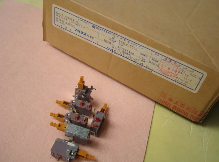 

amplifier case JAPAN ALPS power switch SDL1P SDL1P-B SDL1P-D 5A 80A 250V TV-5 ALPS SDL1P