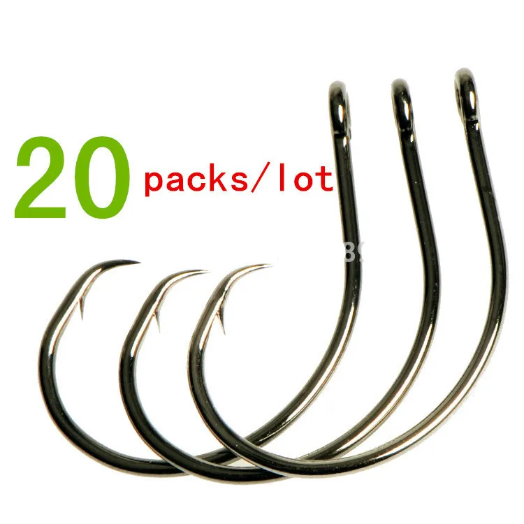 20packs/lot Mustad 39951 demon circle fishing hook sharp strong