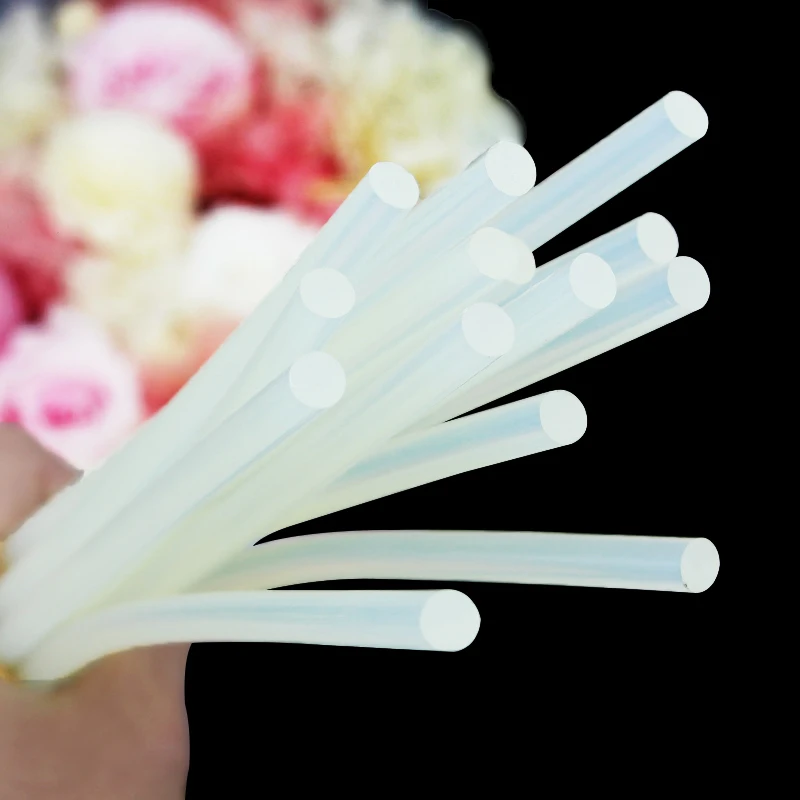 

Translucent Hot Melt Glue Stick 7*190mm 10pcs For Glue Gun 20w