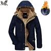 Brand Winter Jacket Men Warm Thick Windbreaker High Quality Fleece Cotton-Padded Parkas Military Overcoat  1