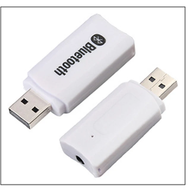 DISOUR Bluetooth приемник A2DP ключ стерео Музыка Аудио приемник беспроводной USB адаптер AUX 3,5 мм разъем для автомобиля Android/IOS Телефон - Цвет: White