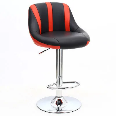 Quality Lifting Swivel Bar Counter Chair Rotating Adjustable Height Pub Stool Chair Stainless Steel Stent cadeira 16 Colors
