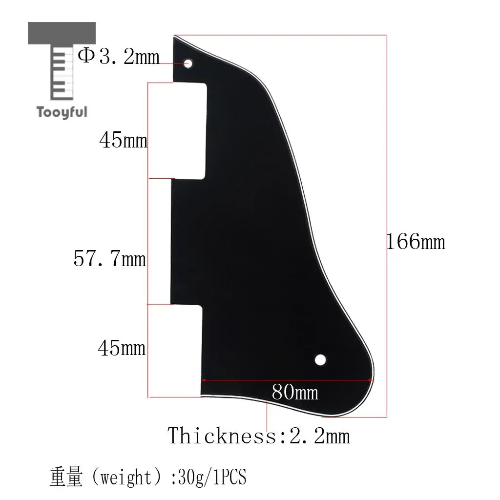 Tooyful прочный 3 слойный накладки против царапин пластина крышка протектор для ES-335 электрогитары аксессуары украшения