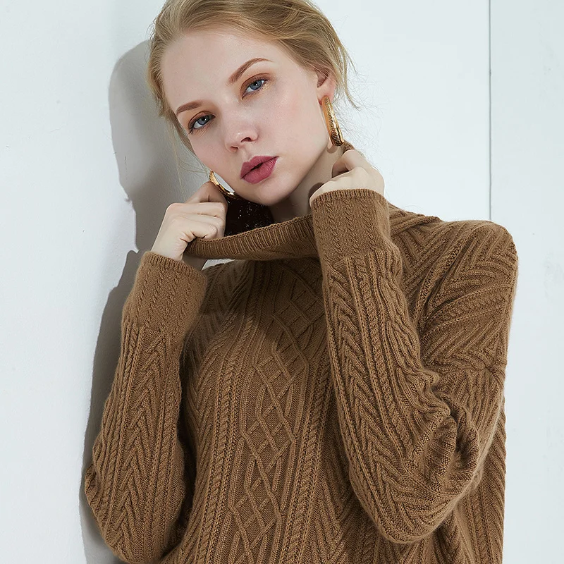 Winter new high quality cashmere sweater solid color simple loose large size warm breathable soft comfortable pullover sweater Winter new high quality cashmere sweater solid color simple loose large size warm breathable soft comfortable pullover sweater