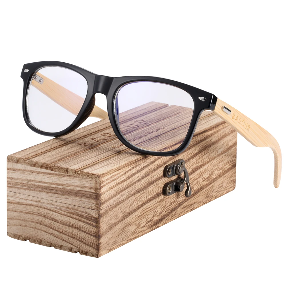 BARCUR деревянные очки с защитой от синего излучения компьютерные очки Оптическая УФ Защита глаз игровой фильтр очки