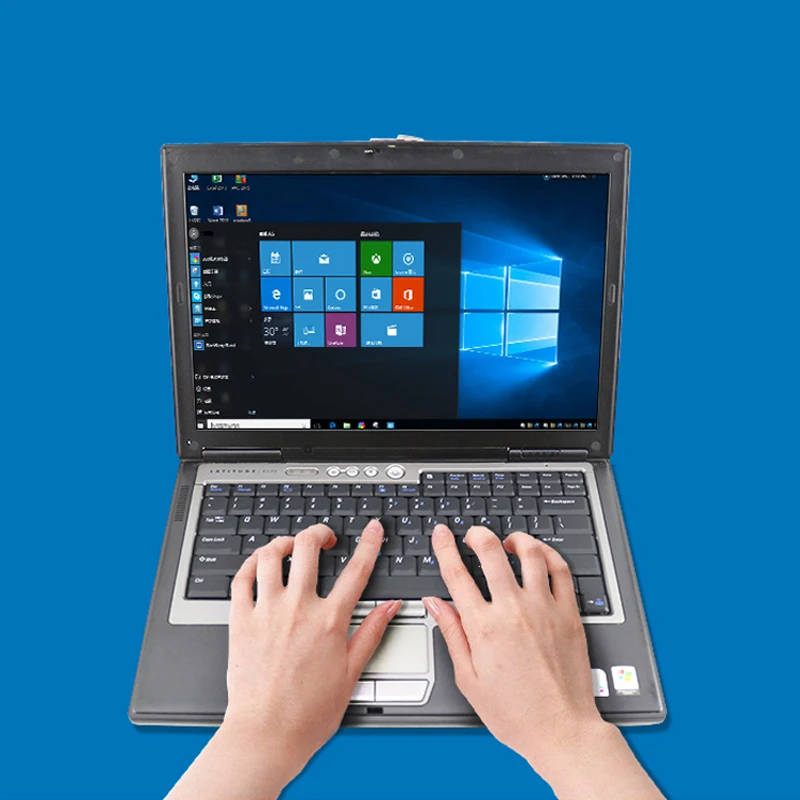 used laptop comput for dell d630 with battery and charger without hard