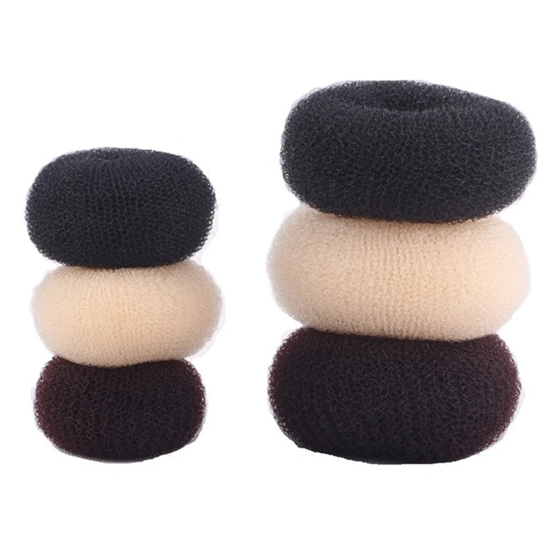 

New Arrival Donut Bun Maker Girl Women Round Sponge Hair Curler Curling Hairstyle Styling Tools