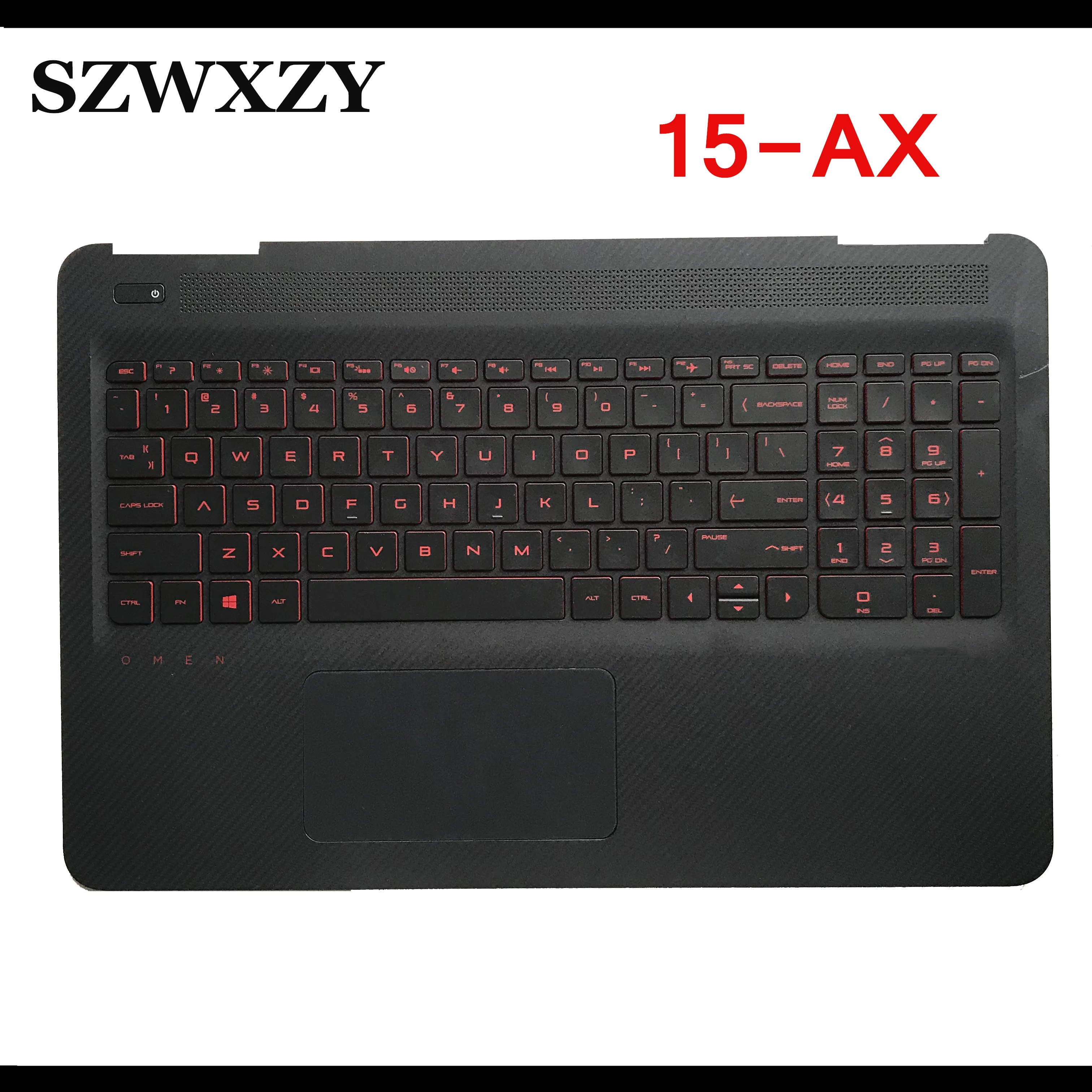 На 95% для hp OMEN 15-AX 15-AX019TX AX016TX 15-AX015TX США раскладка Упор для рук Touc hp ad клавиатура с подсветкой