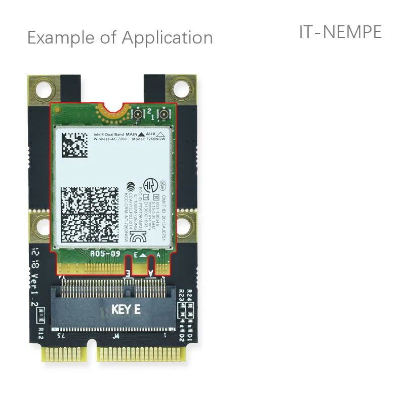 NGFF M.2 ключ E ключ A WiFi Bluetooth карта для мини PCIe мини конвертер PCI-E адаптер для Intel 8265 7260 9260 3160 Killer 1535